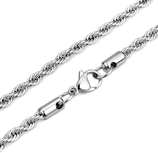 Rope Chain - 3MM Silver