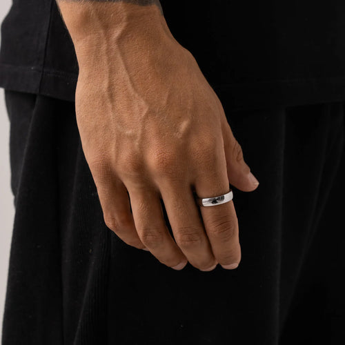 Band Ring - 4mm Silver (Free UK Shipping)