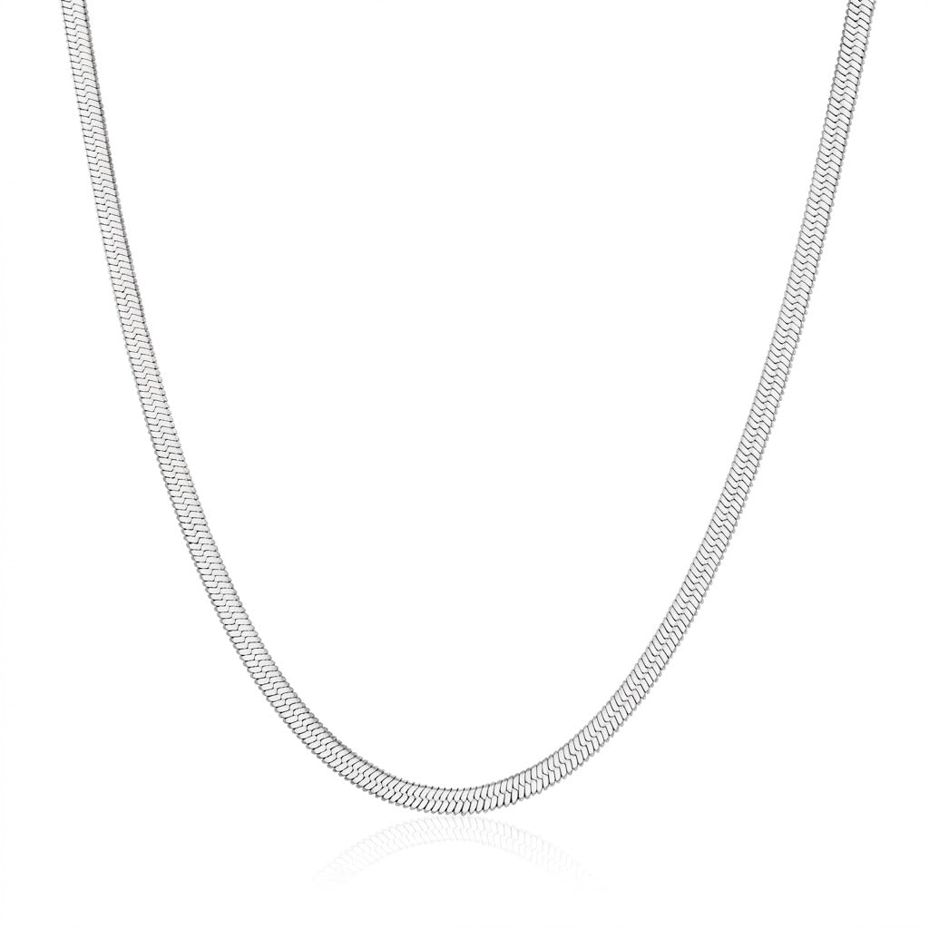 Herringbone Chain - Silver
