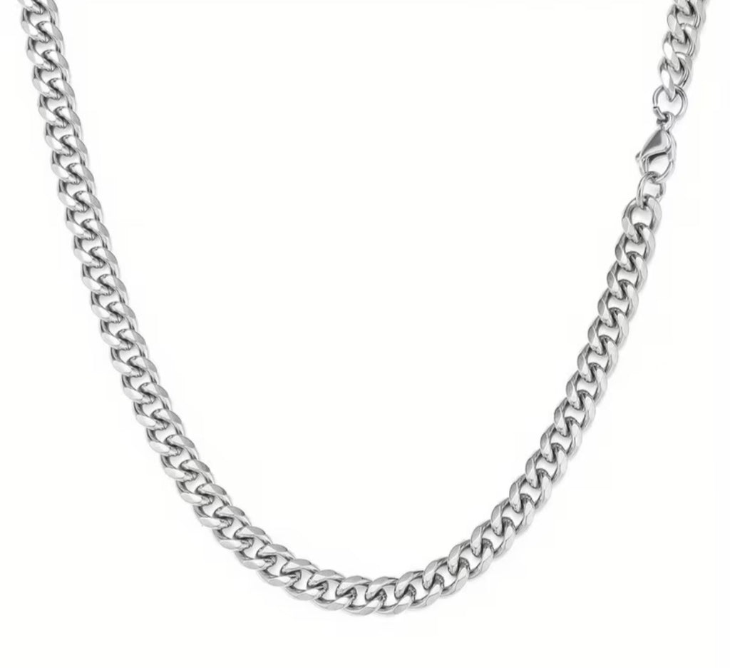 Miami Cuban Chain - 7mm Silver