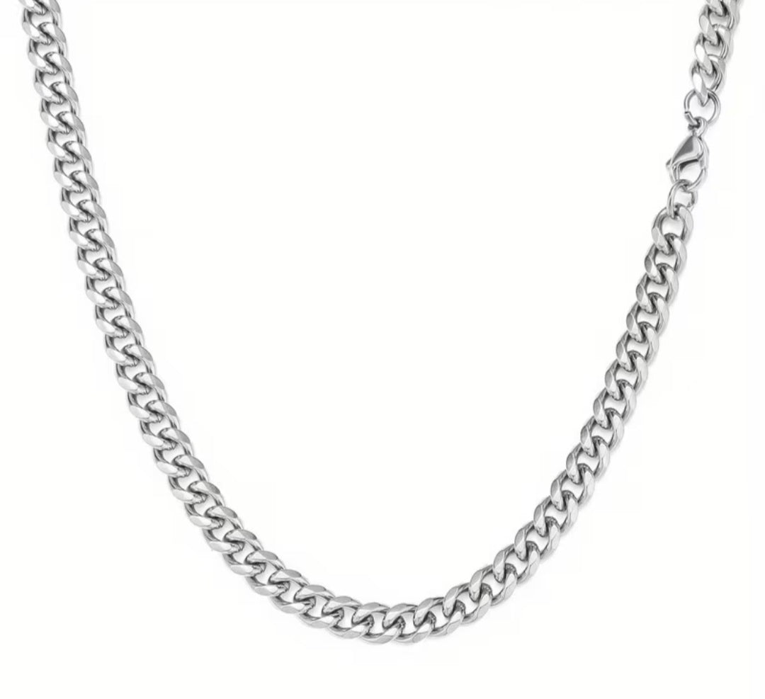 Miami Cuban Chain - 7mm Silver