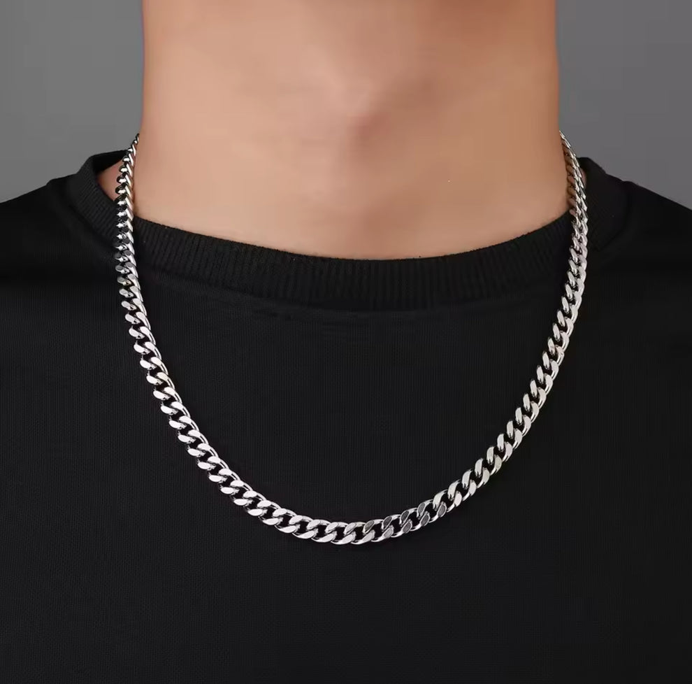 Miami Cuban Chain - 7mm Silver