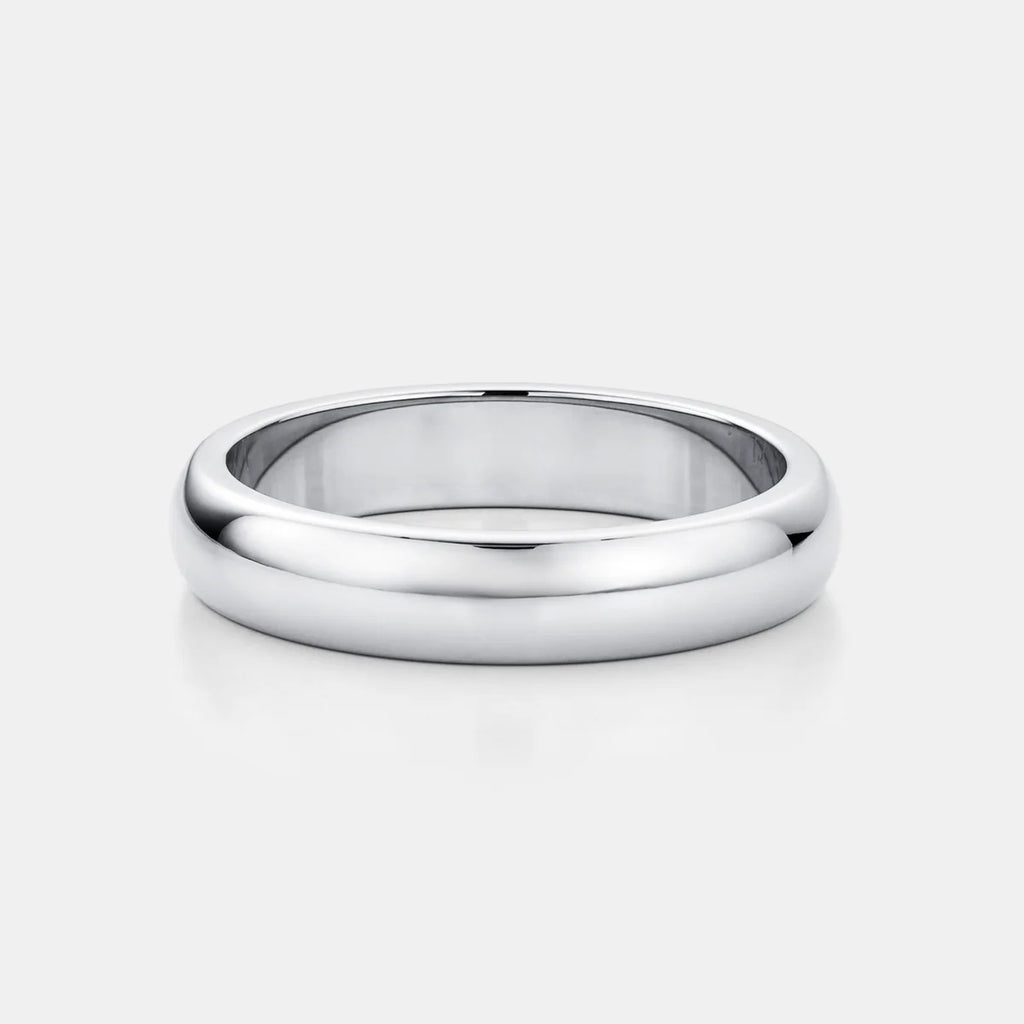 Band Ring - 4mm Silver (Free UK Delivery)