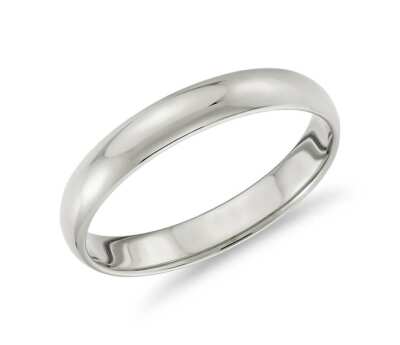 Band Ring - 4mm Silver (Free UK Delivery)