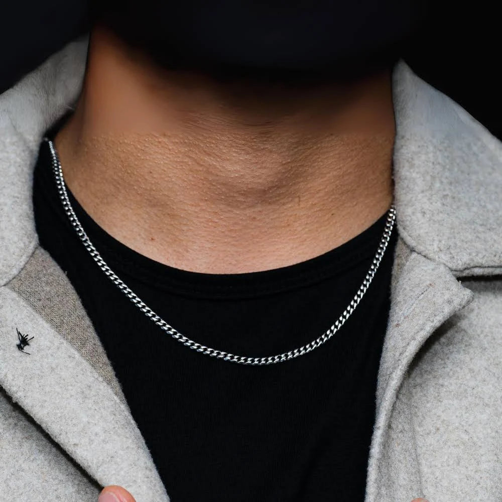 Cuban Chain - 3MM Silver